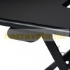 Desk platform desk-mounted stand for standing and sitting work black monitor and keyboard shelf