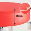 Gurulós szék piros műbőr kárpittal 360° forgatható, magasságállítható forgószék