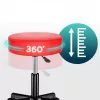Gurulós szék piros műbőr kárpittal 360° forgatható, magasságállítható forgószék