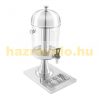 Beverage dispenser with tap made of stainless steel and plastic with 7 liter drip tray