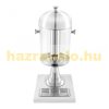 Beverage dispenser with tap made of stainless steel and plastic with 7 liter drip tray