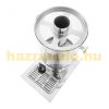 Beverage dispenser with tap made of stainless steel and plastic with 7 liter drip tray