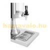 Beverage dispenser with tap made of stainless steel and plastic with 7 liter drip tray