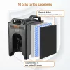 Hőszigetelt italadagoló csappal 9,5 liter hideg és meleg italokhoz