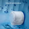 Felfújható jacuzzi 4-6 fő részére 185x66 cm, négyzet alakú, hordozható PVC kültéri jakuzzi 130 nyugtató fúvókával, szűrővel