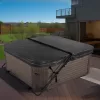 Manuális jacuzzi tetőemelő állítható 135-235 cm oldalsó rögzítésű pezsgőfürdő tetőemelő
