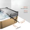 Manuális jacuzzi tetőemelő állítható 135-235 cm oldalsó rögzítésű pezsgőfürdő tetőemelő