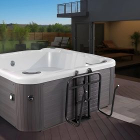   Hidraulikus jacuzzi tetőemelő állítható 135–235 cm egyoldali alsó rögzítésű pezsgőfürdő tetőemelő