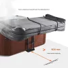 Hidraulikus jacuzzi tetőemelő állítható 135–235 cm egyoldali alsó rögzítésű pezsgőfürdő tetőemelő