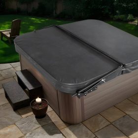   Jacuzzi hidraulikus tetőemelő állítható 175–245 cm kétoldali rögzítésű pezsgőfürdő tetőemelő, alumínium kivitel