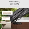 Jacuzzi hidraulikus tetőemelő állítható 175–245 cm kétoldali rögzítésű pezsgőfürdő tetőemelő, alumínium kivitel