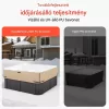 Jacuzzi takaró 2413x2413x508 mm időjárásálló vízálló védőhuzat szakadásálló kültéri pezsgőfürdőhöz, barna