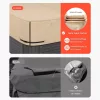 Jacuzzi takaró 2413x2413x508 mm időjárásálló vízálló védőhuzat szakadásálló kültéri pezsgőfürdőhöz, barna