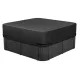 Jacuzzi tető 2285x2285x508 mm vízálló, időjárásálló pezsgőfürdő takaró, 600D Oxford anyag, fekete