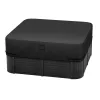 Jacuzzi tető 2285x2285x508 mm vízálló, időjárásálló pezsgőfürdő takaró, 600D Oxford anyag, fekete