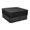 Jacuzzi tető 2285x2285x508 mm vízálló, időjárásálló pezsgőfürdő takaró, 600D Oxford anyag, fekete