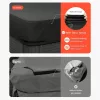 Jacuzzi tető 2285x2285x508 mm vízálló, időjárásálló pezsgőfürdő takaró, 600D Oxford anyag, fekete