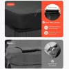 Jacuzzi takaró 2030x2030x508 mm időjárásálló és vízálló védőhuzat szakadásálló kültéri pezsgőfürdőhöz, fekete