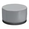 Jacuzzi tető 2000x2000x850 mm kerek vízálló időjárásálló pezsgőfürdő takaró, 420D Oxford anyag, szürke