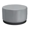 Jacuzzi tető 2000x2000x850 mm kerek vízálló időjárásálló pezsgőfürdő takaró, 420D Oxford anyag, szürke
