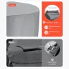 Jacuzzi tető 2000x2000x850 mm kerek vízálló időjárásálló pezsgőfürdő takaró, 420D Oxford anyag, szürke