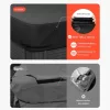 Jacuzzi takaró 2235x2235x508 mm időjárásálló vízálló védőhuzat szakadásálló kültéri pezsgőfürdőhöz, fekete