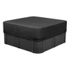Jacuzzi tető 2362x2362x508 mm vízálló, időjárásálló pezsgőfürdő takaró, 600D Oxford anyag, fekete