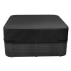 Jacuzzi tető 2362x2362x508 mm vízálló, időjárásálló pezsgőfürdő takaró, 600D Oxford anyag, fekete