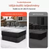 Jacuzzi tető 2362x2362x508 mm vízálló, időjárásálló pezsgőfürdő takaró, 600D Oxford anyag, fekete
