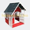 Playhouse with veranda wooden children's house garden house for children