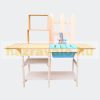 Children's outdoor kitchen made of wood Children's outdoor play kitchen with shelf and sink