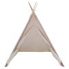 Play tent indian tent for children beige 115x115x160 cm