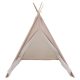 Play tent indian tent for children beige 115x115x160 cm