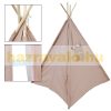 Play tent indian tent for children beige 115x115x160 cm