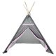 Play tent Native American tent for children star gray-pink 115x115x160 cm