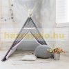 Play tent Native American tent for children star gray-pink 115x115x160 cm