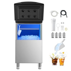   Professzionális jégtároló konténer szűrővel 113,4 kg kapacitás jégkészítő gép jégtartály