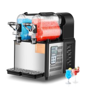   2x3 literes professzionális jégkása készítő gép kompakt kivitel, digitális vezérlés