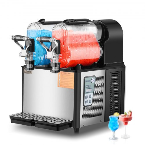 3Lx2 Kereskedelmi Slush Ice Machine Margarita Smoothie Drink Maker
