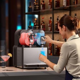   2x3 literes professzionális jégkása készítő gép kompakt kivitel, digitális vezérlés