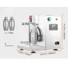 Professzionális kétpoharas elektromos proteinshake- és tejturmix-készítő 120W teljesítmény, rozsdamentes acél kivitel