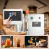 Professzionális kétpoharas elektromos proteinshake- és tejturmix-készítő 120W teljesítmény, rozsdamentes acél kivitel