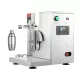 Turmixgép 120W egyfejes turmixgép 750 ml-es rozsdamentes acél pohárral elektromos proteinshake- és tejturmix-készítő
