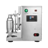 Turmixgép 120W egyfejes turmixgép 750 ml-es rozsdamentes acél pohárral elektromos proteinshake- és tejturmix-készítő