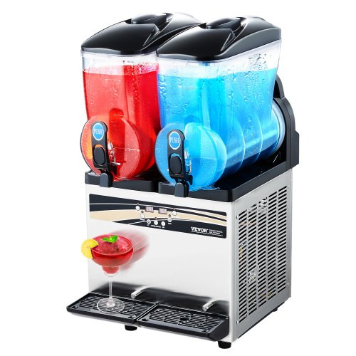 Kereskedelmi Slushy gép 15Lx2 Margarita Smoothie fagyasztott italgyártó