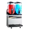 2×15 literes professzionális jégkása készítő gép smoothie, koktél és jeges italokhoz