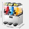 3x15 literes professzionális jégkása készítő gép turmixgép smoothie, koktél és jeges italokhoz