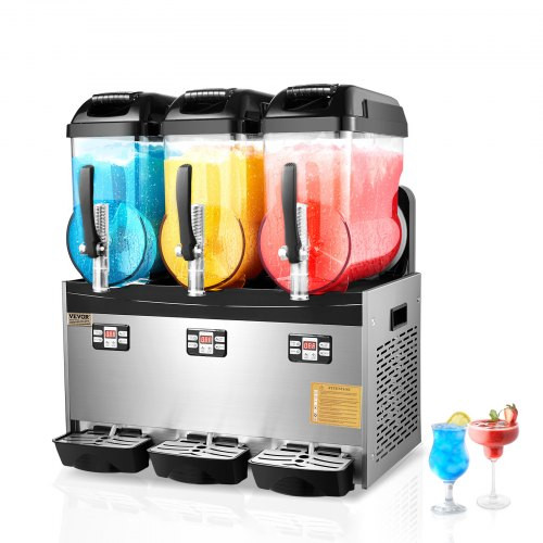 12Lx3 Kereskedelmi Slush Ice Machine Margarita Smoothie Drink Maker