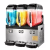 Professzionális 3 tartályos jégkása készítő gép 3x12 liter kapacitás, rozsdamentes acél, digitális vezérlés