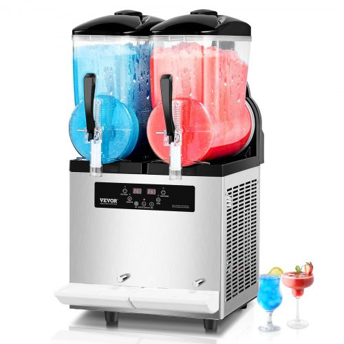 12Lx2 Kereskedelmi Slush Ice Machine Margarita Smoothie Drink Maker